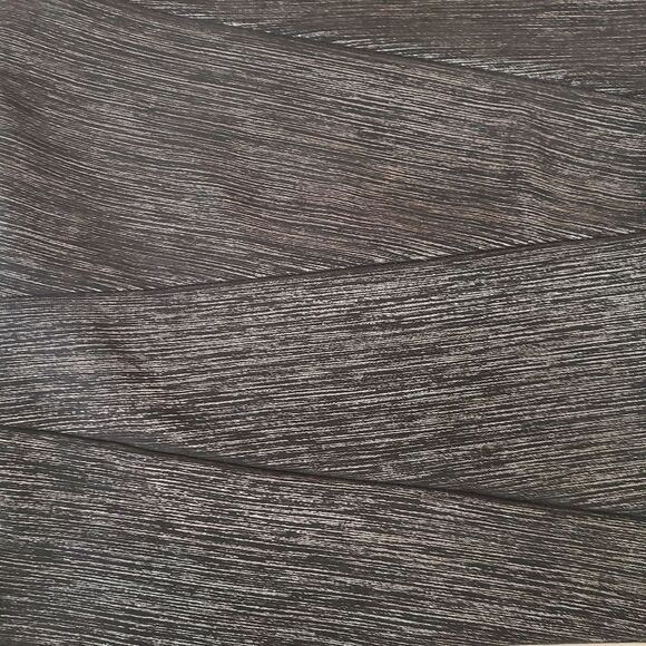 Iz Byer Gray Skirt Large Gray Bandeau style Stretch Metalic sheen NEW TAGS - Picture 2 of 3